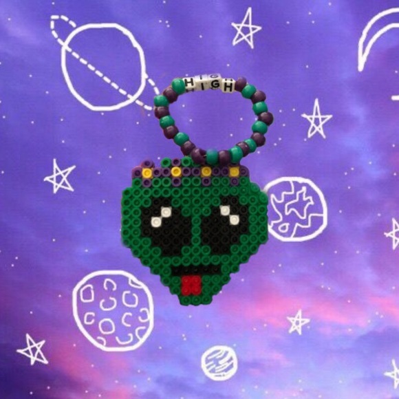 rave kandi Jewelry - Flower crown alien Kandi